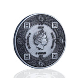 Twelve Constellations Coin Sun and Moon Challenge Medal Double-sided Embossed