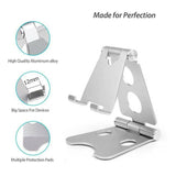 Aluminum Phone Stand Holder Home Office Desk Desktop For Iphone Cellphone Au