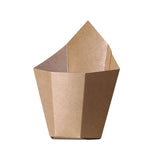 500PCS French Fries Cups Disposable Kraft Paper Cups Snack Containers