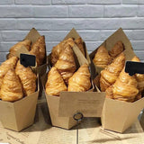 500PCS French Fries Cups Disposable Kraft Paper Cups Snack Containers