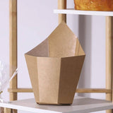 500PCS French Fries Cups Disposable Kraft Paper Cups Snack Containers