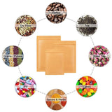 Kraft Paper Mylar Storage Self Seal Packing Pouches Aluminum Foil Packaging Bag