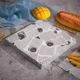 500Pcs Food Wrapping  Paper Oilpaper Greaseproof Baking Sandwich Packing Papers