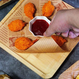 500Pcs Food Wrapping  Paper Oilpaper Greaseproof Baking Sandwich Packing Papers