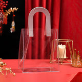 Transparent PVC Handheld Bags Transparent Gift Bag Handle Candy Containers Gifts