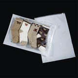 300PCS Zip Lock Plastic Bags Reclosable Resealable Zipper Pouch for Clothes Bag