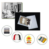 300PCS Zip Lock Plastic Bags Reclosable Resealable Zipper Pouch for Clothes Bag