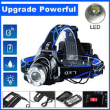 LED Headlamp Rechargeable Headlight Light Head Torch Lamp Flashlight AU Stock