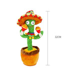 Talking Toy Dancing Cactus Doll Speak Talk Sound Record Repeat Kawaii Funny Toy