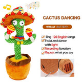 Talking Toy Dancing Cactus Doll Speak Talk Sound Record Repeat Kawaii Funny Toy