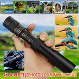 4K 10-300X40mm Super Telephoto Zoom Monocular Telescope Without mini Tripod