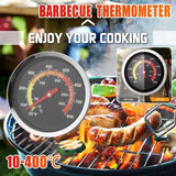 Stainless BBQ Thermometer Gauge 10-400? Barbecue Smoker Grill Temp Monitor