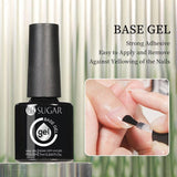 UR SUGAR Neon Nude Pink Nail Gel Polish Gold Glitter Ruber Base Gel Glass Bottle