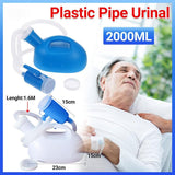 2000ML Portable Male Men Car Urinal Urine Pee Bottle Camping Travel + 1.6M Tube