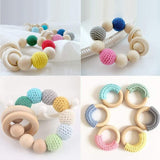 10-30pcs 40mm Natural Wooden Rings for DIY Jewelry & Craft Making