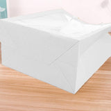20PCS Kraft Paper Gift Bags With Transparent Clear Window Flower Carry Bag
