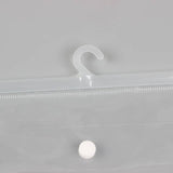 Hanging Storage Bag Large Hook Clear Bag Hanging 100PCS 17CM x 22CM