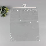 Hanging Storage Bag Large Hook Clear Bag Hanging 100PCS 17CM x 22CM