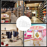 100x PVC Transparent Gift Tote Bag with Snap Button for Packaging