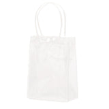 100x PVC Transparent Gift Tote Bag with Snap Button for Packaging