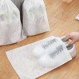 200PCS Drying Dispos Non-woven Storage Small White Shoe Protect Sun Bag Cover