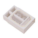 100PCS Clear Rectangular Boxes for Macarons, Cookies & Bomboniere Favors