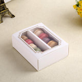 100PCS Clear Rectangular Boxes for Macarons, Cookies & Bomboniere Favors