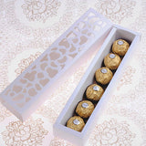 100PCS Long Macaron Boxes for Valentine's Day & Gatherings