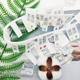 Removable Piano Keyboard Note Labels Reusable Silicone Stickers 88 Keys