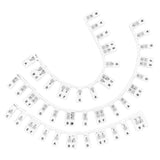 Removable Piano Keyboard Note Labels Reusable Silicone Stickers 88 Keys