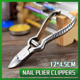 New Professional Steel Duty Thick Toe Nail Clippers Plier Chiropody Podiatry