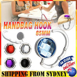 Portable Alloy Folding Table Hanger Foldable Purse Bag Holder Handbag Hook