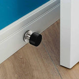 Non Punch Door Stopper Self Adhesive Heavy Duty Stainless Steel Rubber Stopper