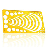 Drafting Circle Template Radius Drawing Stencil Useful Technical Tool Artist Arc