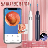 Ear Wax Remover Pick LED Light Scoop Tool Camera Cleaning Ear Cleaner Removal