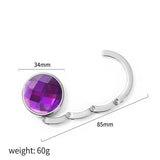 Portable Alloy Folding Table Hanger Foldable Purse Bag Holder Handbag Hook
