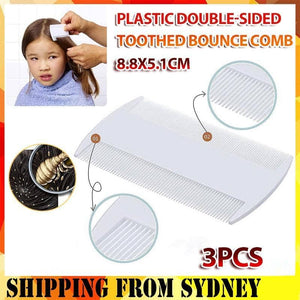 3X Lice Comb Flea Double Sided - Nit Beauty Salon Hair Head Lice