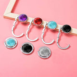 Portable Alloy Folding Table Hanger Foldable Purse Bag Holder Handbag Hook