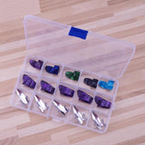 15PCS+1 BOX Guitar Picks Bass Thumb Finger Nail Colorful Plectrum Guitar Banjo