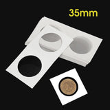 100PCS 2"x2" Cardboard Coin Holders - 35mm for 50c & 20c Coins