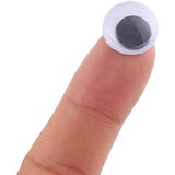 700x Google Googly Eyes Joggle Moveable Black Eye Wiggly Craft Stick On Adhesive