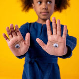 730x Google Googly Eyes Joggle Moveable Black Eye Wiggly Craft Stick On Adhesive