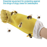 Beekeeping Gloves Goatskin with Vented Beekeeper Keeping Bee Long Sleeves