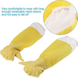 Beekeeping Gloves Goatskin with Vented Beekeeper Keeping Bee Long Sleeves