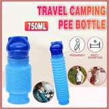 Travel Camping Pee Bottle Portable Urinal Female Emergency Kit Car Toilet Male