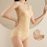 Plus Women Full Body Shaper Seamless Slimming Tummy Control Bodysuit Shapewear