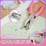 Circle/Heart/Star Shaped Metal Hole Punch Pliers - Paper Hand Puncher