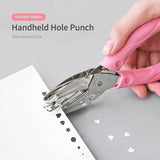 Circle/Heart/Star Shaped Metal Hole Punch Pliers - Paper Hand Puncher