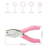 Circle/Heart/Star Shaped Metal Hole Punch Pliers - Paper Hand Puncher