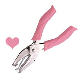 Circle/Heart/Star Shaped Metal Hole Punch Pliers - Paper Hand Puncher